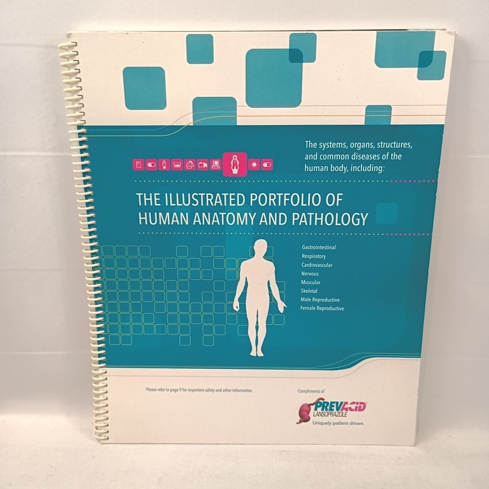 The Illustrated Portfolio of Human Anatomy and Pathology, Spiral Bound PB - VG